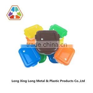 128*105*65mm PPMulti-color Useful Plastic Food Container/nice Bento Box thumbnail-1
