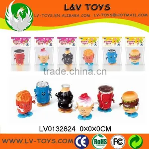New Design Plastic Wind up Railway Car Promotional Toys for Children thumbnail-2