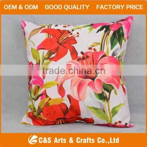 Custom Made High Quality 2016 Flowers Digital Printing Seat Cushion Cover thumbnail-5