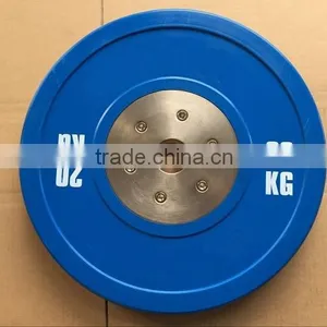 10KG Green Colour Competition Weightlifting Bumper Plates thumbnail-4