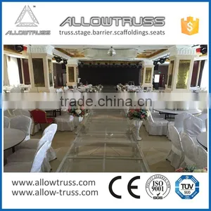 New Arrival Aluminum Assemble Glass Stage With Adjustable Height thumbnail-6