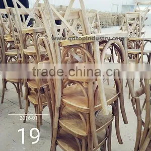 Beech Wood Crossback Chair thumbnail-4