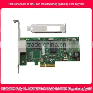 High Speed Intel Pci-e Express I350-T2 Low Profile Bracket Gigabit Dual Port Optical Network Card thumbnail-2