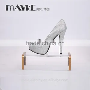 Quality Factory Supply Acrylic and Steel Combined Display Stool, Display Props, Shop Advertising Display thumbnail-5