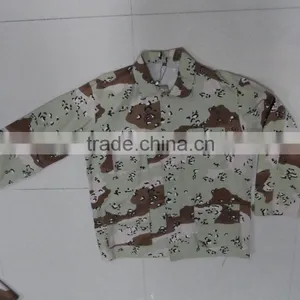 OEM 100% Cotton Ripstop Outdoor Camouflage Suit Combat Bdu Uniform Military Uniform thumbnail-1