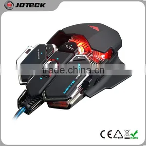 the Latest Illuminated Metal Frame Drivers Usb Optical Computer Gaming Mouse thumbnail-4
