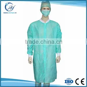 Non Woven Disposable Cheap Lab Coat thumbnail-3