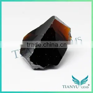 Raw Material Supplier Nanosital Caramel Color Gems Rough Uncut Stone For Fashion Jewelry thumbnail-1