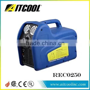 R134 R22 Auto Refrigerant Recovery Recycling Machine/unit Car Air Condition Service Machine Recharger China Factory RECO250 thumbnail-1