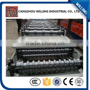 Metal Trapezodal Glazed Tile Roll Forming Machine thumbnail-1