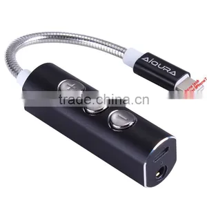 8pin To 3.5mm Audio Charge Adapter With Volume Control For IPhone 7/Plus-Listening To Music While Charging Your Phone thumbnail-4