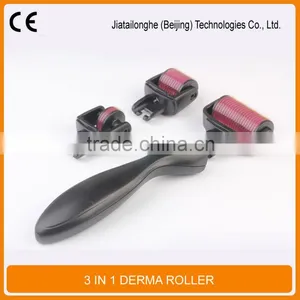 Wholesale Price 3 in 1 Derma Roller DRS Stainless Micro Needle Therapy Derma Roller Kits for Hair Loss Treatment thumbnail-1