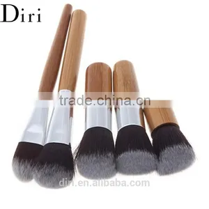 Synthetic Hair Kabuki Foundation Blending Concealer Eye Powder Brushes With Pouch thumbnail-4