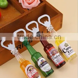 High Quality 3D Artificial Beer Bottle Opener Fridge Magnet for Promotional Gifts thumbnail-5