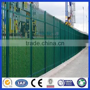 Powder Coating Palisade Fence Popular in Europe thumbnail-2