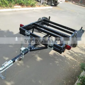 4x8 Powder Coated Folding Trailer thumbnail-6