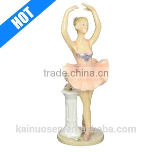 Custom Porcelain Ballerina Dancing Figurine For Gift thumbnail-1