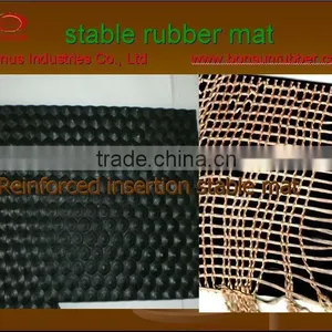 Clotn Insertion Reinforced Hammer Rubber Stable Mat thumbnail-1