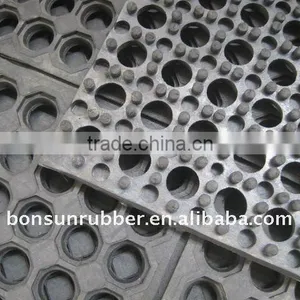 25mm Thickness Interlocking O-ring Rubber Mat thumbnail-1