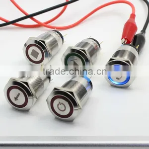 Daier Metal Flat Push Button Light Switch thumbnail-1