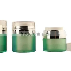 China Supplier Round Container Cosmetic Acrylic Airless Bottle thumbnail-1