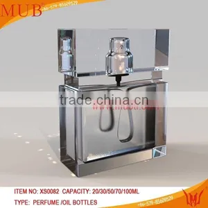 Square Shape Crystal Perfume Bottle thumbnail-1