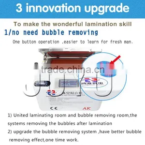 Professional 2 in 1 Lcd Repair Machine Vacuum Glass Laminator With Air Bubble Film Foam Removing Machine Oca Laminating 12 Inch thumbnail-6