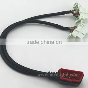 Right-angle J1962M Connecctor to 2 J1962F Connector, 1ft thumbnail-1