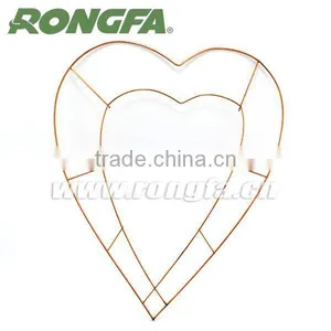 Wire Ribbon Wreath Heart Shape thumbnail-4