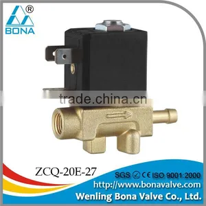 ISO9001 New Model AC36V 42V 48V Female 1/8" 1/8 Inch Paw Wire Feeder Gas Valve Solenoid Valve thumbnail-1