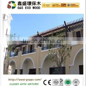 Outdoor Garden Wood and Plastic Composite Wpc Pergola thumbnail-1