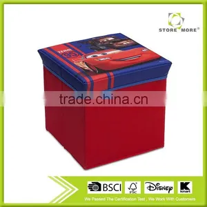 Disney Audited Factory Pixar Cars Ottoman Seat With Storage thumbnail-3