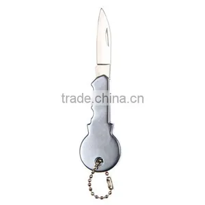 Key Shape Pocket Knife Metal Foldable Knife thumbnail-1