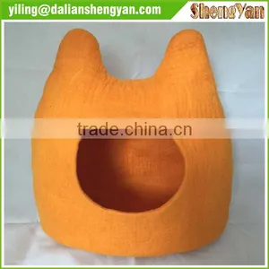 100% Wool Felt Cat Pad , Cat House , Cat Cave thumbnail-1