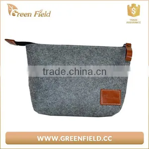 Grey Felt Organizer Bag Cosmetic Storage Bag thumbnail-4