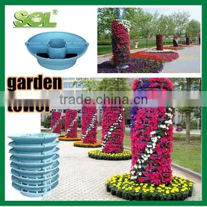 Hydroponics Equipment Vertical Garden Tower Planter thumbnail-1