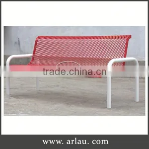 Arlau Bulk Wholesale Furniture,Outdoor Metal Garden Bench Street Bench,Outdoor Decoration Iron Benches thumbnail-1