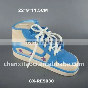 Electroplated Coin Bank With Shoe Shape thumbnail-1