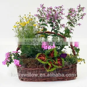 Attractive Garden Flower Basket/willow Flower Decoration Basket thumbnail-1