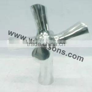 Copper Polished Hammered Vase , Hexagonal Hammered Metal Vase , Metal Flower Vase thumbnail-1