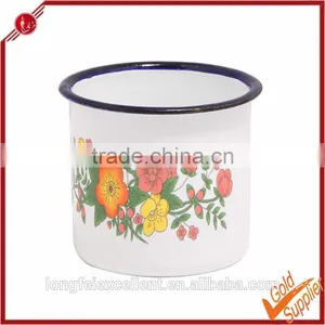 Durable and Safe Wholesale Direct From China Yiwu Customized Logo Printing Enamel Mug thumbnail-1