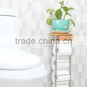Bathroom Tissuerack Napkin Holder Toilet Bathroom Tissue Paper Towel Holder Suction Toilet Paper Holder thumbnail-2