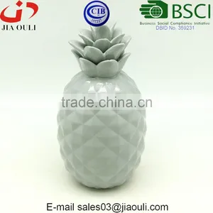 Cheap Home and Garden Decorations Painted Colours Ceramic Pineapple thumbnail-3