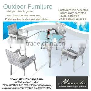 9095 NEW Arrival High Quantity Hot Sale Wicker Rattan Outdoor Dining Set thumbnail-1