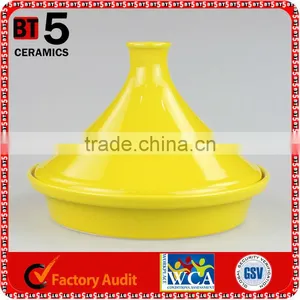 10" Good Quality Colorful Ceramic Tagine Cookware thumbnail-1