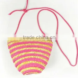 STRAW WOMAN BEACH BAG thumbnail-1