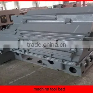 High Quality Nodular Cast Iron or Ductile Iron Cnc Machine Lathe Bed Castings thumbnail-1