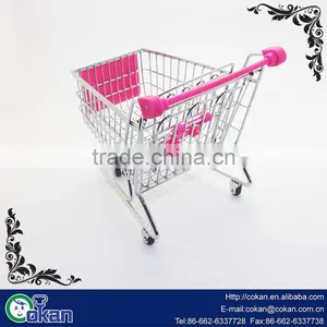 New Arrival Food Basket/ Keranjang Barang / Storage Holders Shopping Trolley Shape CK-KT613 thumbnail-2