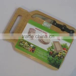 Wooden Bread Board With Knife thumbnail-1