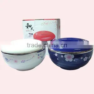 Stainless Steel Bowl Plastic Lid thumbnail-1